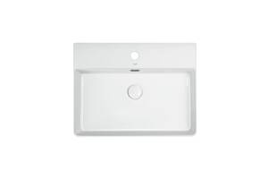 Раковина Qtap Nando LT 600х440х130 White з донним клапаном QT12112173W