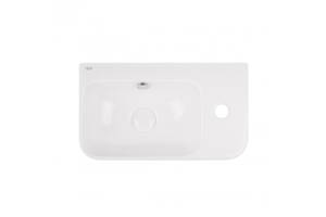 Раковина Qtap Tern 450х260х155 White з донним клапаном QT17115117RW