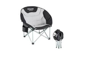 Раскладное кресло KingCamp Moon Camping Chair with Cooler Black/Grey (1026-KC3989 black/grey)