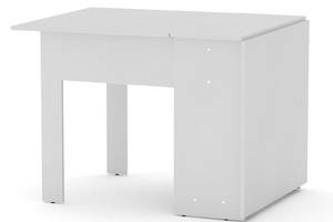 Раскладной стол книжка Компанит-1 альба (белый)
