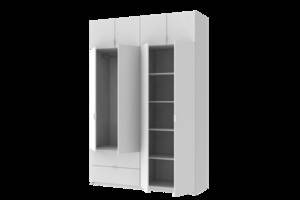 Распашной шкаф для одежды Doros Лукас Белый 160х50х240 (44900191)