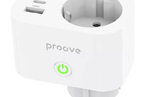 Разумная Wi-Fi розетка Proove Rapid Smart Socket PD-02 EU 1AC white