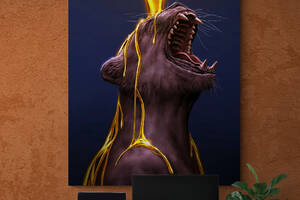 Репродукция картины Пантера и золото HolstPrint RK0406 размер 60 x 90 см