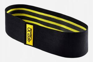 Резинка для фітнесу та спорту із тканини 4FIZJO Hip Band 10-15 кг 4FJ0069 Black/Yellow Купи уже сегодня!