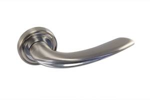 Ручка дверная Siba Cobra на розетке R06 матовый никель Хром (22 07) Z39 0 22 07