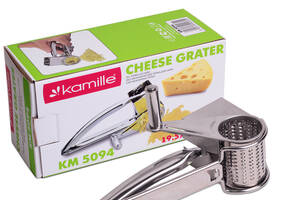 Ручная терка для сыра на механической системе 19,5х10х8 см KL225524 Kamille
