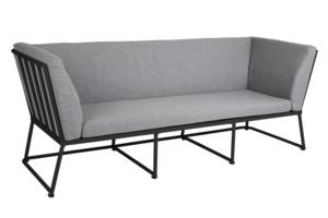 Садовый металлический лаунж диван в стиле LOFT (KS-1175)