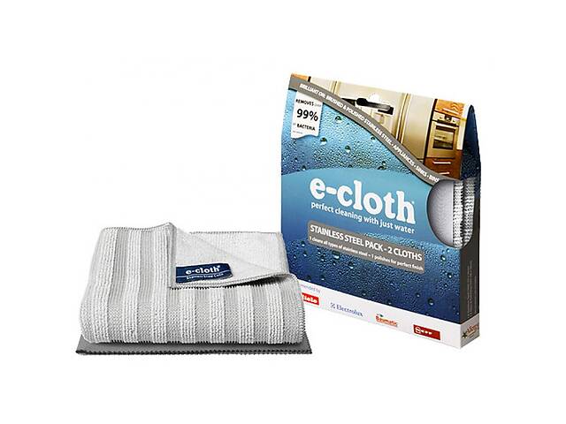 Салфетки микрофибра для очистки стали E-Cloth Stainless Steel Pack 204508 (2957)