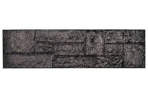 Самоклеящаяся 3D панель камень черный 1115х300х11мм (197) SW-00001374