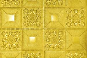 Самоклеящаяся 3D панель золото 700х700х5мм (385) SW-00001466