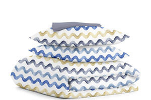 Семейный комплект постельного белья COLOR WAVE CS2 Cosas синий 2х160х220 см