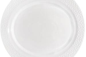 Сервировочные блюда 2шт Грация диаметром 35см фарфор белый DP218728 BonaDi
