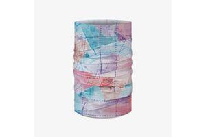 Шарф-труба Buff Coolnet UV Campast Pink Голубой-Розовый One Size