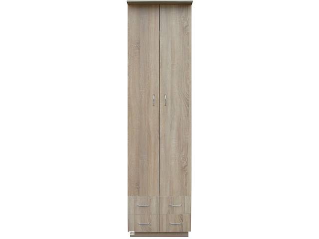 Шкаф Двух-дверный (с 4-мя ящиками) (1000) МАКСИ МЕБЕЛЬ Дуб сонома (11258)