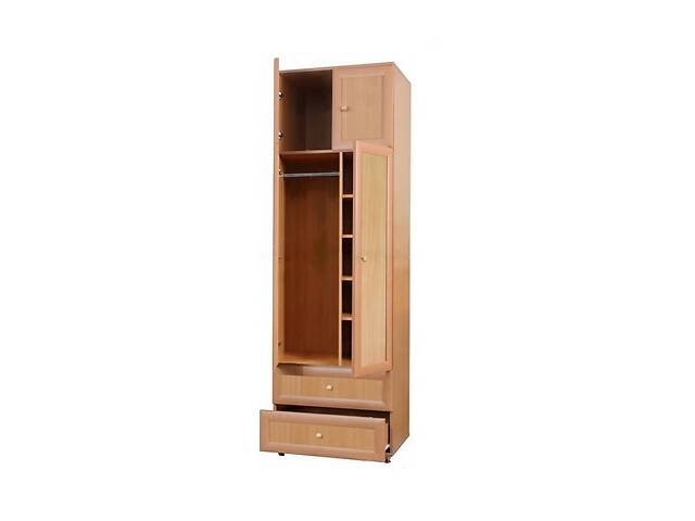 Шкаф классический платяной с ящиками Мебель UA Злата C1 Бук (19970)