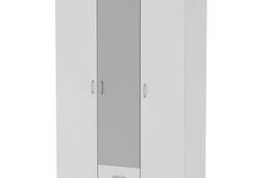 Шкаф с распашными дверями Компанит Шкаф-6 альба (белый)