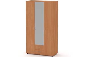 Шкаф с распашными дверями Компанит Шкаф-6 ольха