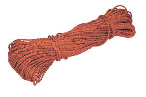Шнур кордовый крученый влагостойкий Господар Ø6.0 мм 50 м Red (92-0478)