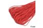 Шнурок-резинка Luxyart 4 мм 500 м Красный (Р4-503)