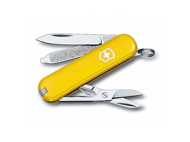 Швейцарский нож Victorinox Classic Sd 58 мм 7 функций Желтый (0.6223.8)