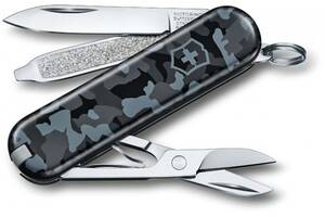 Швейцарский нож Victorinox Classic Sd 58 мм 7 функций Синий камуфляж (0.6223.942)