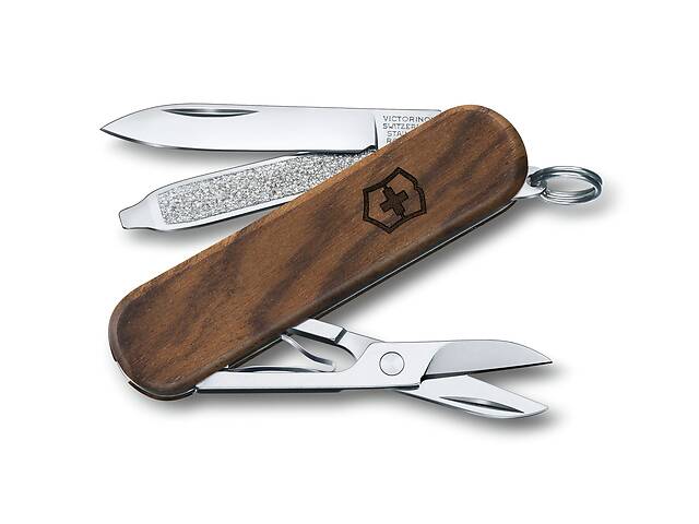 Швейцарский нож Victorinox Classic SD Wood 58 мм 6 функций Орех (0.6221.63B1)