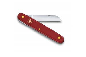 Швейцарский нож Victorinox Floral Left-handed садовый 100 мм для левшей, красный, в блистре (3.9450.B1)