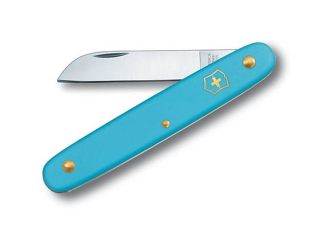 Швейцарский нож Victorinox Floral садовый 100 мм 1 функция голубой в блистре (3.9050.25B1)