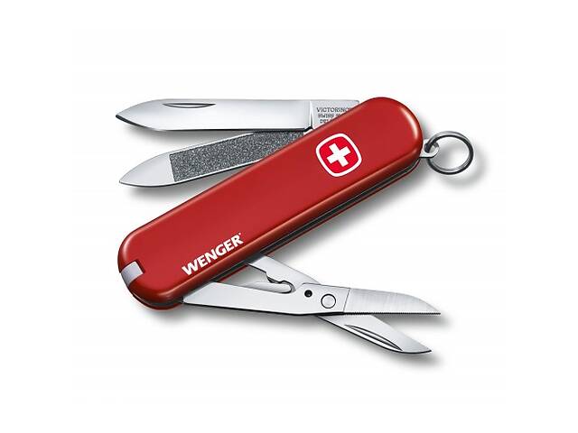 Швейцарский нож Victorinox Wenger 65 мм 7 функций Красный (0.6423.91)