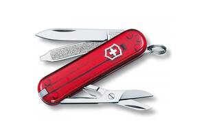 Швейцарский складной нож Victorinox Classic Sd 58 мм 7 функций Красный (0.6223.TB1)