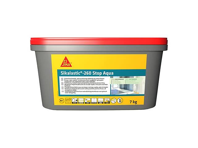 Sikalastic-260 Stop Aqua-Рідка гідроізоляційна мембрана