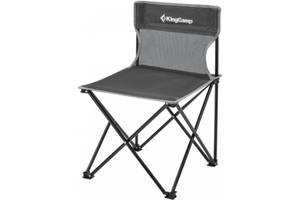 Складное кресло KingCamp Compact Chair in Steel M (1026-KC3832_BLACKGREYCHEC)