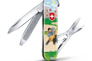 Складной карманный нож Victorinox Classic Limited Edition Swiss Wrestling 58 мм 7 функций (0.6223.L2009)