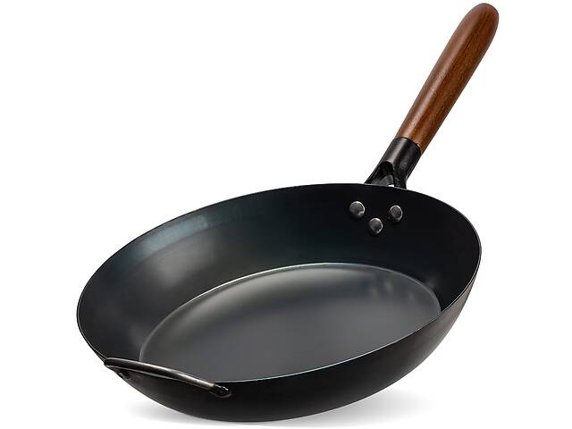 Сковорода 30 см Yosukata углеродистая сталь Черная