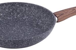 Сковорода Kamille Grey Marble Ø20см индукционная с антипригарным покрытием