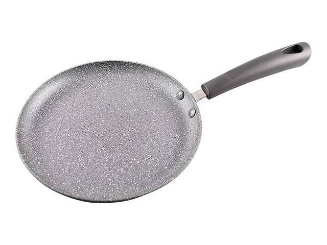 Сковородка Fissman для блинов Grey Stone диаметр 23см с антипригарным покрытием Platinum DP36320