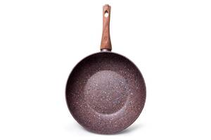 Сковородка-вок Fissman Magic Brown диаметр 24см с антипригарным покрытием DP36234