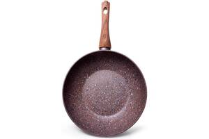 Сковородка-вок Fissman Magic Brown диаметр 28см с антипригарным покрытием DP36235