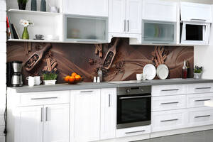 Наклейка на скинали Zatarga на кухню «Бадьян и корица» 650х2500 мм виниловая 3Д наклейка кухонный фартук самоклеящаяся