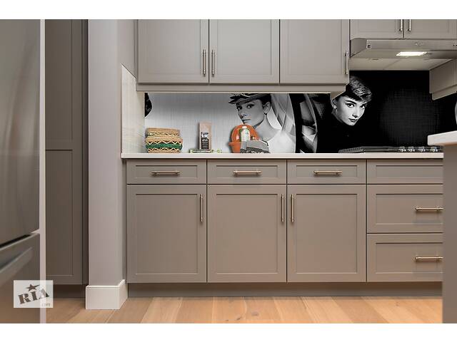 Наклейка на скинали Zatarga на кухню «Одри Хепберн» 600х2500 мм виниловая 3Д наклейка кухонный фартук самоклеящаяся Z... - Фото 4