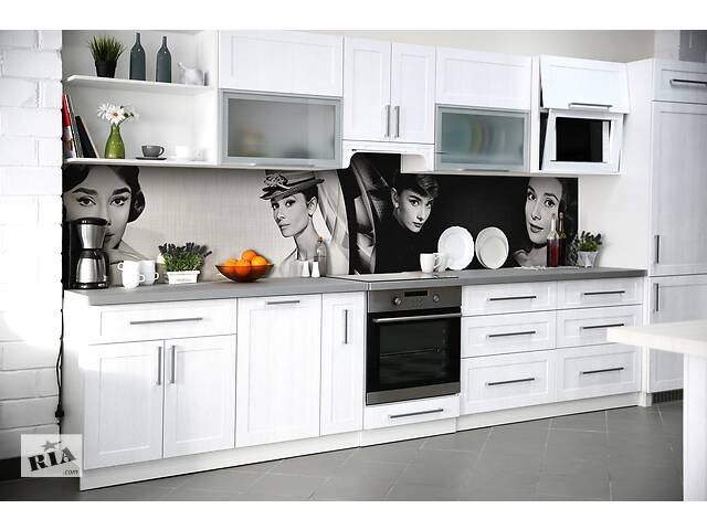 Наклейка на скинали Zatarga на кухню «Одри Хепберн» 600х2500 мм виниловая 3Д наклейка кухонный фартук самоклеящаяся Z... - Фото 5