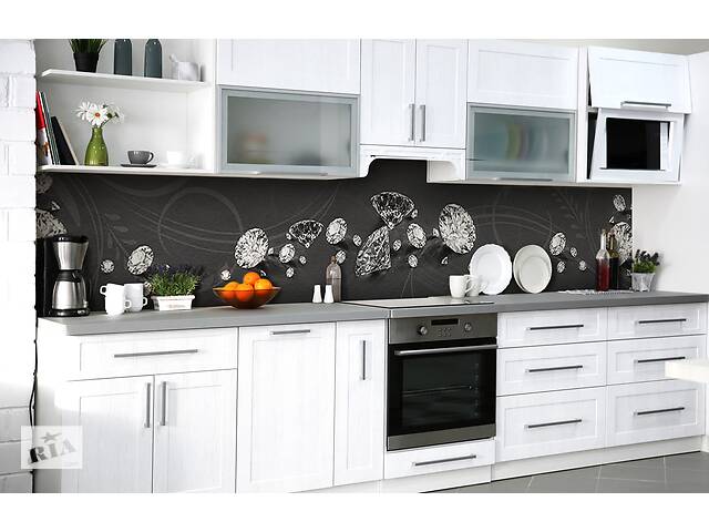 Наклейка на скинали Zatarga на кухню «Идеальный алмаз» 600х2500 мм виниловая 3Д наклейка кухонный фартук самоклеящаяся