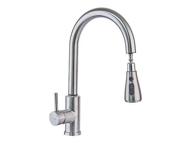 Смеситель для кухни сенсорный с выдвижной лейкой Mixxus LUX-014 Sensor ...