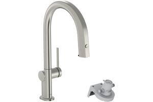 Смеситель для кухонной мойки Hansgrohe Aqittura M91 FilterSystem 210 Сталь 76803800