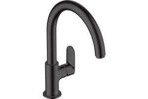 Смеситель для кухонной мойки Hansgrohe Vernis Blend M35 Черный матовый 71870670