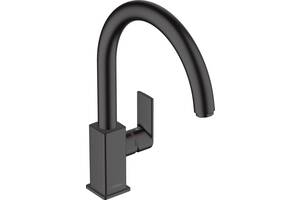 Смеситель для кухонной мойки Hansgrohe Vernis Shape M35 черный матовый 71871670