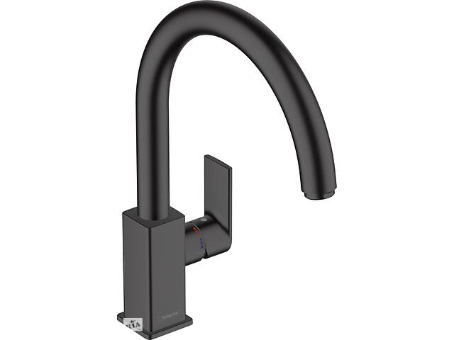 Смеситель для кухонной мойки Hansgrohe Vernis Shape M35 черный матовый 71871670