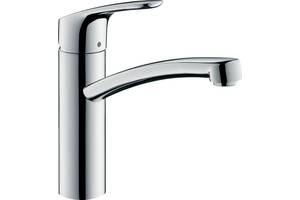 Смеситель для кухонной мойки с поворотным гусьем Hansgrohe Focus Хром 31806000