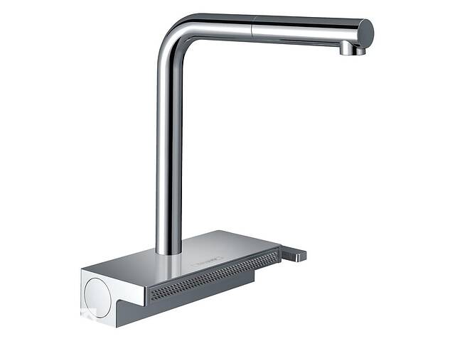 Смеситель для кухонной мойки с выдвижным душем Hansgrohe Aquno Select M81 Хром 73830000