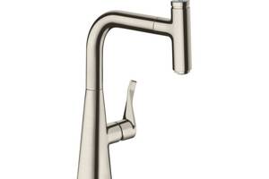 Змішувач Hansgrohe Metris Select для кухонної мийки 14857800 сталь